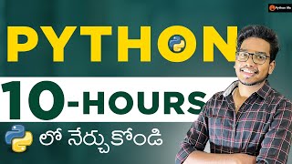 Python 10 hours In Telugu For Beginners [upl. by Guillaume]