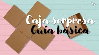 DIY ♡ Caja sorpresa  caja explosiva guía básica  Erandy Paz [upl. by Torbart]