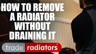 How To Remove A Radiator Without Draining It [upl. by Oznola]