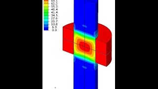 Abaqus Standard Interference Fit Using Axis Symmetry element [upl. by Wende96]