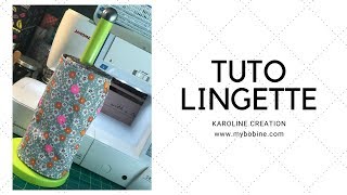 Tuto couture  essuie tout et lingette [upl. by Kopp]