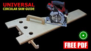 DIY Universal Circular Saw GUIDE  Multi Size [upl. by Rosner]