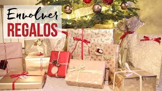 IDEAS PARA ENVOLVER REGALOS DE NAVIDAD BONITOS [upl. by Heidt]