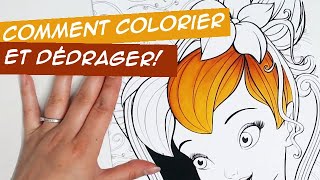 COMMENT COLORIER ET DÉGRADER AU FEUTRES A ALCOOL [upl. by Charpentier]