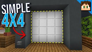 The 4x4 PISTON DOOR Minecraft Bedrock 120 Tutorial [upl. by Menzies]