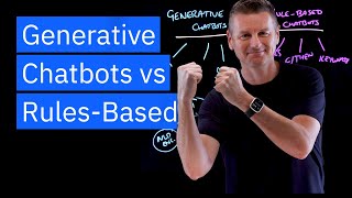 Generative vs RulesBased Chatbots [upl. by Haidej]