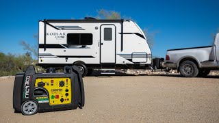 Best RV Generator  Champion 3400 watt DualFuel Review [upl. by Silverts]