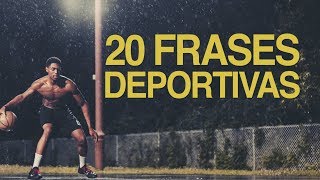 20 Frases deportivas para encontrar la motivación 🏀 [upl. by Melton]