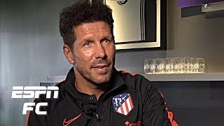 Diego Simeone talks Joao Felix Hector Herrera and Atletico Madrids new look  La Liga [upl. by Noyahs]