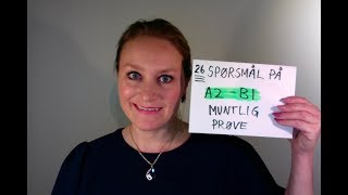 Video 226 Norskprøve muntlig A2B1 spørsmål [upl. by Ettenrahc]