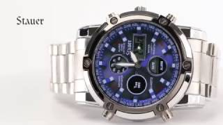 Stauer Blue Stone Chronograph Watch [upl. by Darken73]