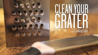 How to Clean Your Grater  Cooking Light [upl. by Kopp]