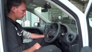 How to fill up your MercedesBenz Vito Adblue tank [upl. by Aikyn]