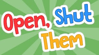 Open Shut Them Song Circle Time Songs for Kids  Jack Hartmann Nursery Rhymes [upl. by Laenahtan]