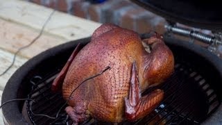 How to Smoke a Turkey on a Grill Dome Kamado [upl. by Leinto]