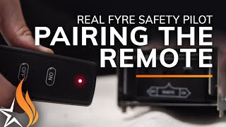 How To Pair the Safety Pilot Remote and Receiver by Real Fyre [upl. by Borras518]