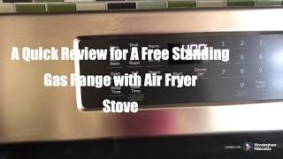 A Quick Review Of GE STOVE OVEN With AIR FRYER [upl. by Llerol]