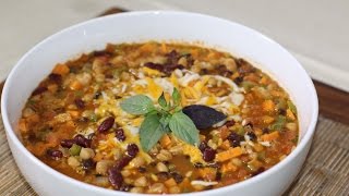 Slow Cooker Vegetarian Chili [upl. by Tterb]