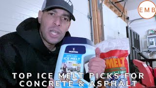 Top Ice Melt Picks For Concrete amp Asphalt [upl. by Norym]