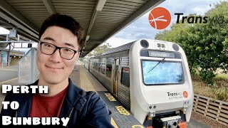 Transwa Australind Train Perth to Bunbury Review [upl. by Tutto]