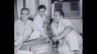 Mohd Rafi  Live Video of Studio Recording [upl. by Loutitia669]