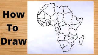 How to Draw Correct Map of Africa Continent [upl. by Cindi225]