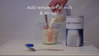 How to Make Fortified Milk [upl. by Ainitsirhc346]