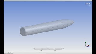 3D Axisymmetric body to 2D Axisymmetric in Ansys Design Modeler [upl. by Llerot]