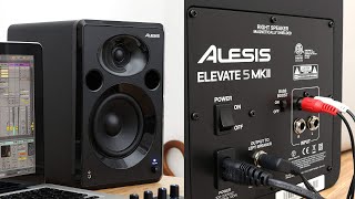 Alesis ELEVATE 5 MKII Review  Powered Desktop Studio Speakers [upl. by Nimajnab]