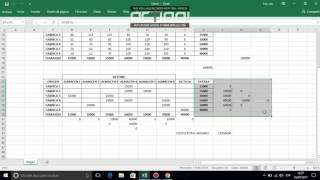 Método del Costo Mínimo con Solver en Excel  UPS [upl. by Beyer]