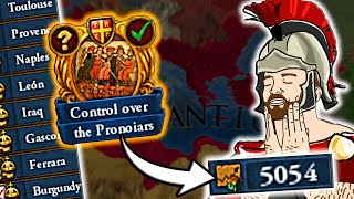 4k Dev in 20 Yrs From PRONOIARs  EU4 Byzantium TOTALLY BALANCED Guys [upl. by Schlessel767]