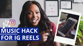 How to Add Music to Instagram Reels EVEN WITH A BUSINESS ACCOUNT  Instagram Reels Tutorial [upl. by Itnahs439]