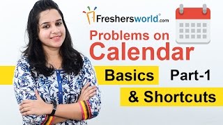 Aptitude Made Easy  Problems on Calendar Basics and Methods Shortcuts Time and Date [upl. by Beverie]