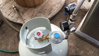 Compressing Biogas into BBQ bottle [upl. by Hobbie]