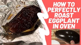 How to Roast Aubergine Eggplant Perfectly in Oven  The Speed Cook [upl. by Tricia]