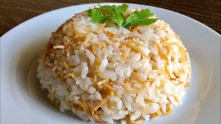 Egyptian Rice Recipe  Rice with Vermicelli  Em’s Kitchen [upl. by Kuehn]