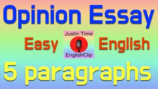 Opinion Essay from Paragraph OREO  ESL Writing Easy Steps [upl. by Oakie]