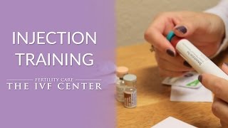 Injection Training  Fertility CARE The IVF Center [upl. by Oicirbaf]