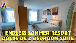 Two Bedroom Suite Tour at Universal’s Endless Summer Resort – Dockside Inn and Suites [upl. by Quintilla]