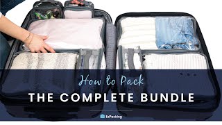 How to Use Packing Cubes for Checked Suitcase [upl. by Dnalevelc951]