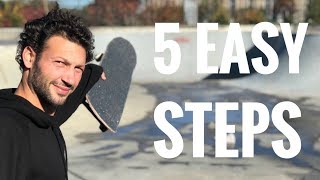 5 EASY STEPS TO MASTER BOWL SKATING [upl. by Eceinal]