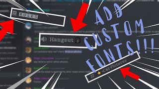 How to add custom fonts to your discord server NOT PATCHED [upl. by Ives567]