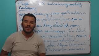 Le compte rendu du texte argumentatif [upl. by Yelrah]