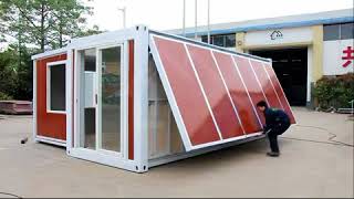 China Expandable container house 10 minutes one house [upl. by Eednil317]