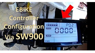 DIY Ebike Conversion Controller Configuration with SW900 LCD Display  DIY Petz [upl. by Michaeu]