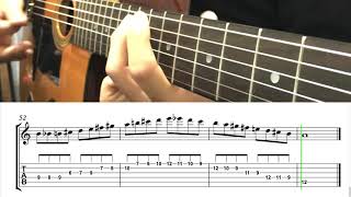 Tico Tico  Guitar Tab amp Slow 기타 ギター 악보 [upl. by Richey167]