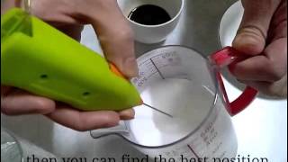 How To Make Latte Art with Mini Milk Frother [upl. by Medlin]