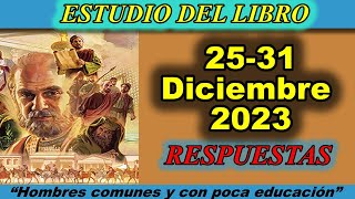 Respuestas ESTUDIO DEL LIBRO de congregacion 2531 Diciembre 2023 [upl. by Kcirrad]