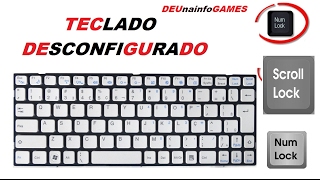 TECLADO DESCONFIGURADO  RESOLVIDO 2022 [upl. by Akeihsat]