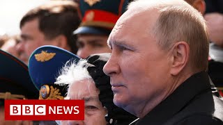 Russia’s Putin blames West for war in Ukraine in Victory Day speech – BBC News [upl. by Nachison858]